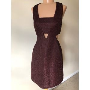 Metallic Cut out Dress 💋 Express